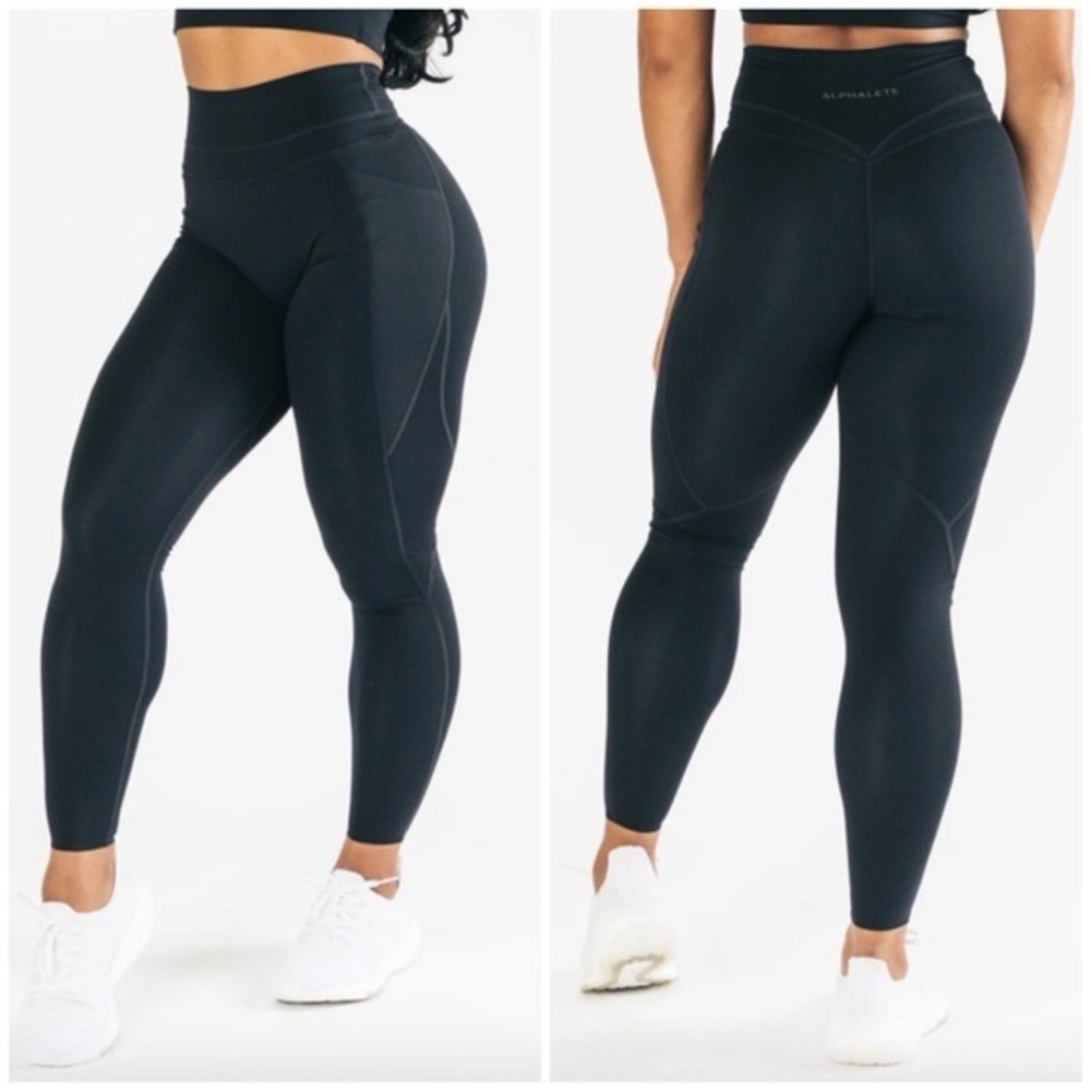 Alphalete alphalux force legging storm grey